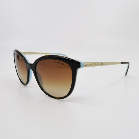 Tiffany & Co. TF 4117-B 8134/3B Tortoise & Azure - Picture 3 of 10